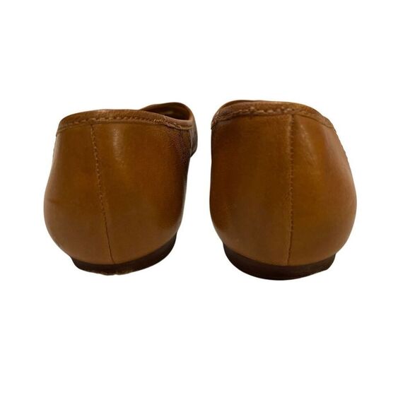 Michael Michael Kors Leather Logo Slip On Ballet Flats Sz 8M Designer Luxury - Picture 6 of 11